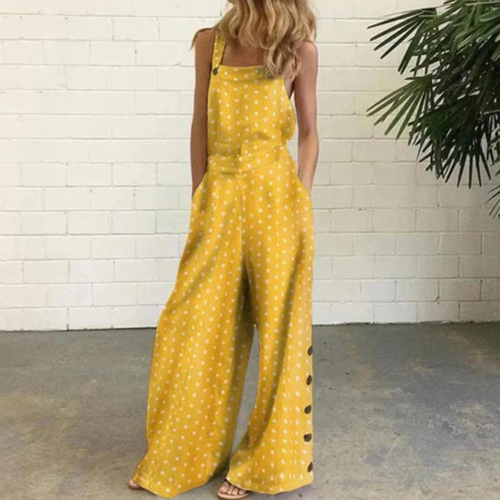 WOLFF - Dots Druck Jumpsuits