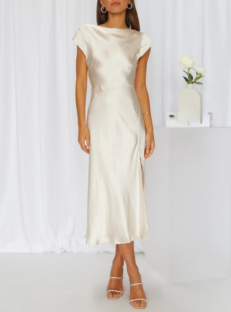 WOLFF - Elegantes Slik-Kleid