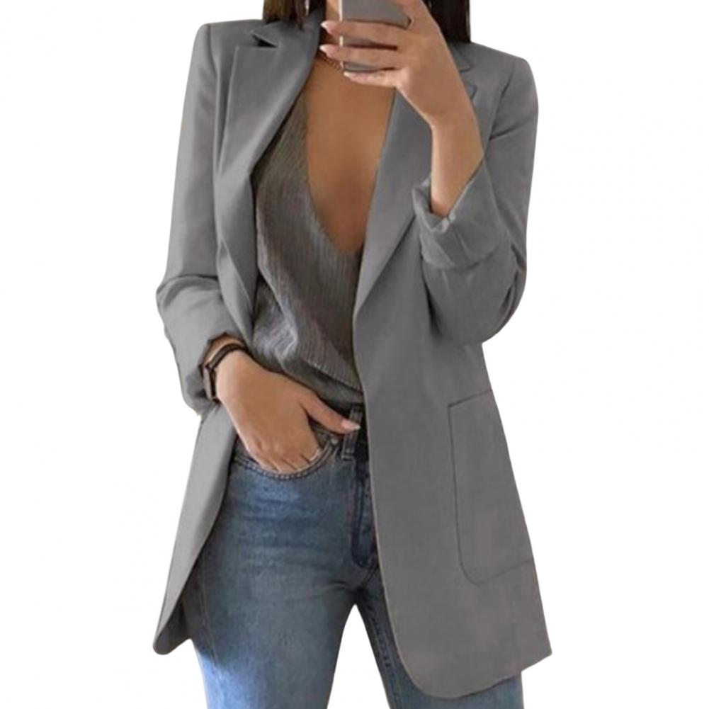 Blazer-Jacke mit großen Taschen