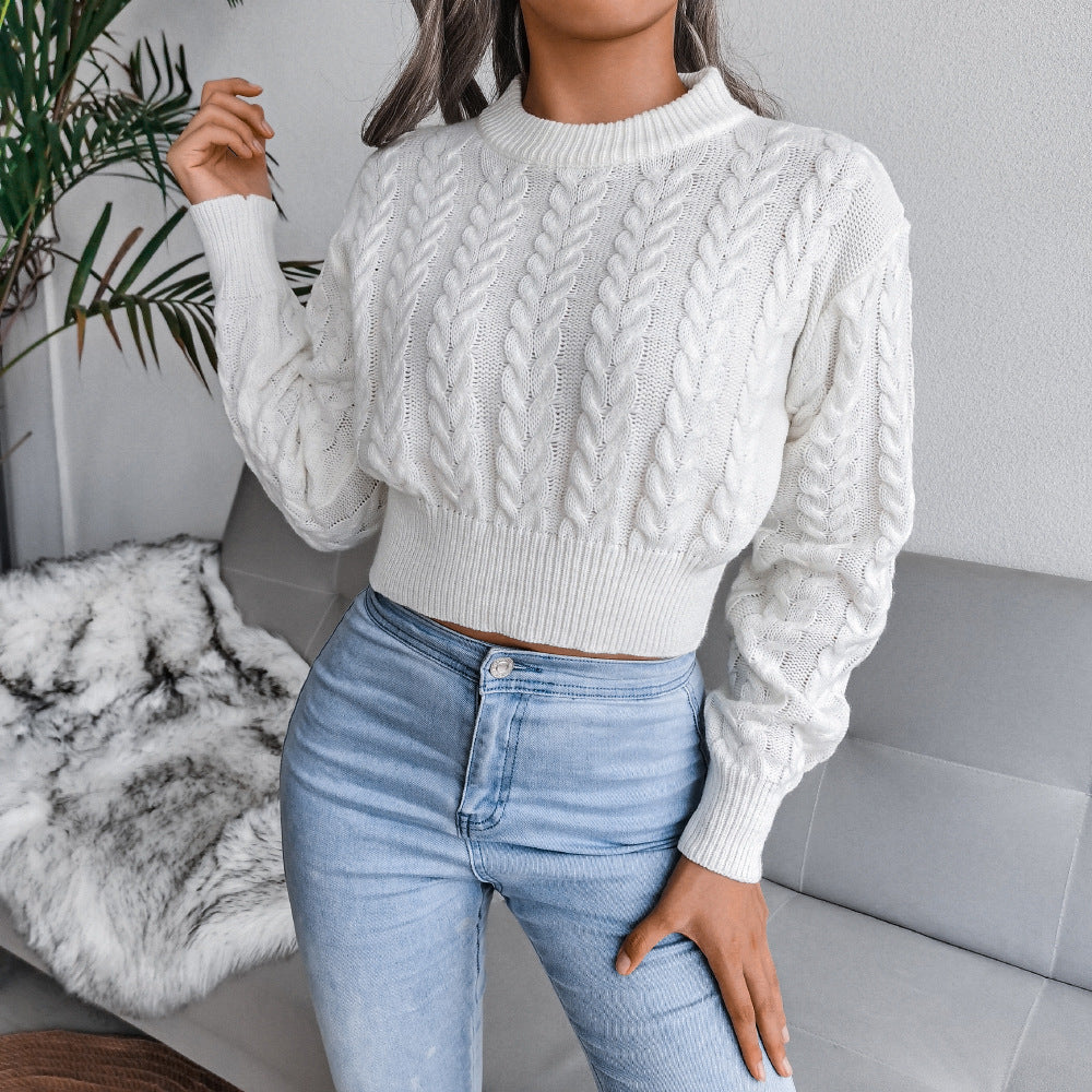 Wolff - Gestrickter kurzer Pullover