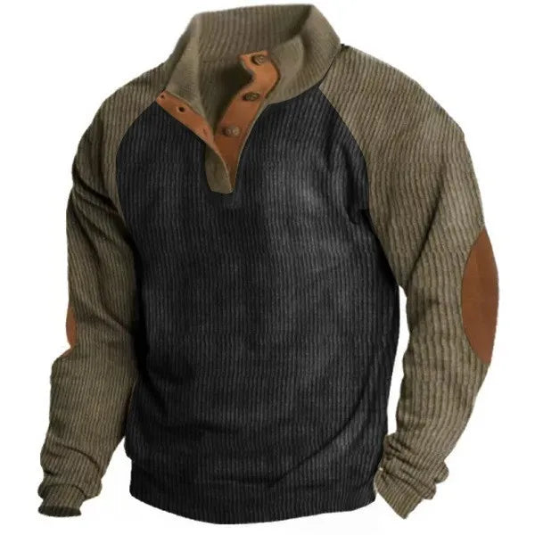 WOLFF - Patchwork Sweatshirt für Herren