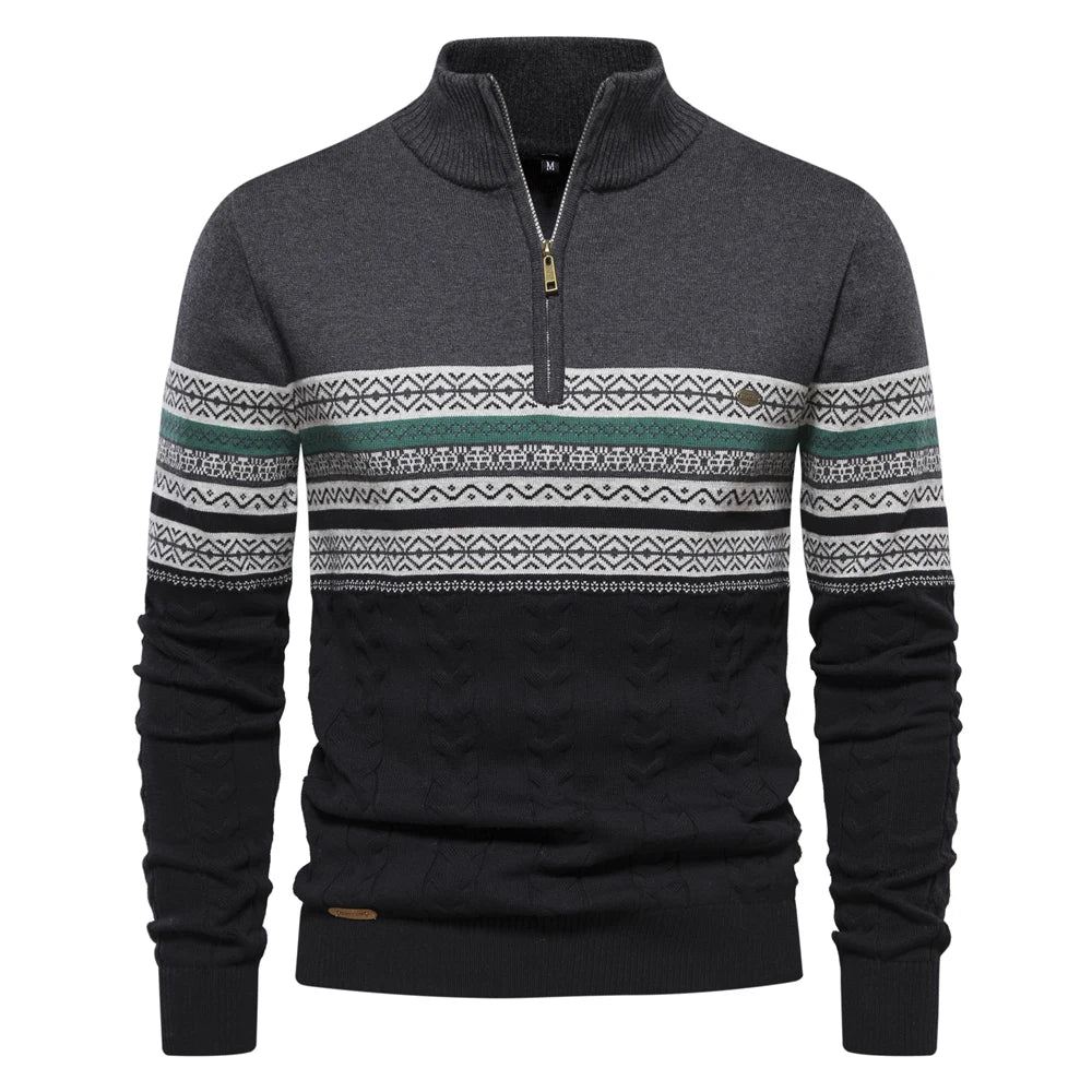 Hochwertiges Sweatshirt mit Retro-Muster