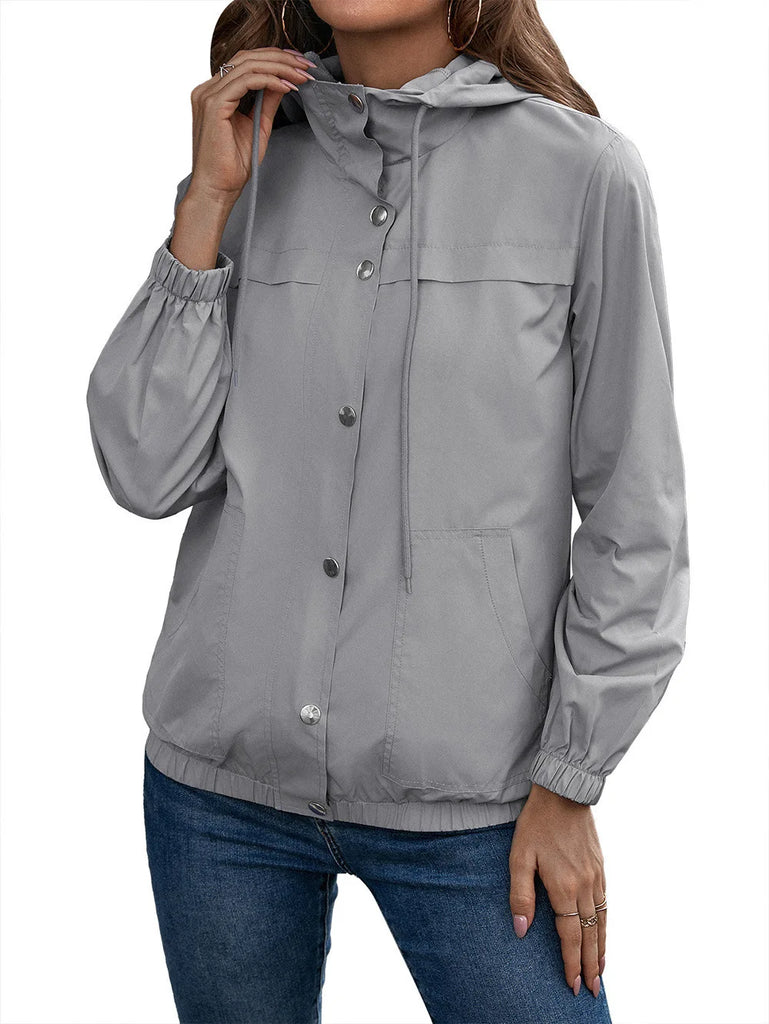 Active Outdoor Regenjacke mit Kapuze - Wasserdicht und winddicht