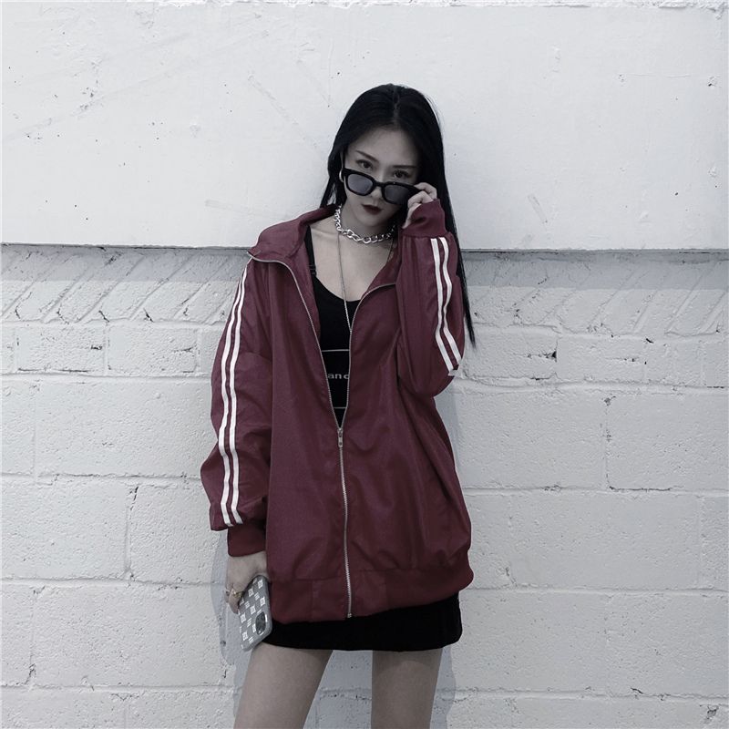 WOLFF Windbreaker Jacke | Oversized Fashion | Harajuku Streetwear | Schutz für Draußen