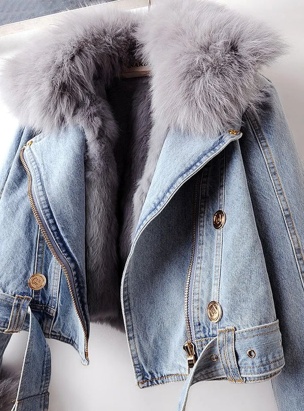 Denim & Pelz Jacke