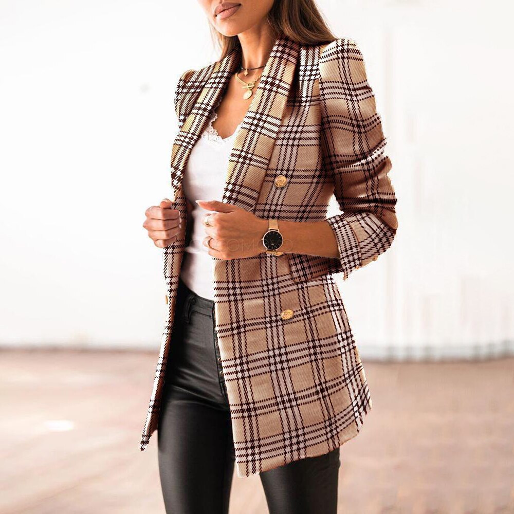 WOLFF - Schicker karierter Blazer