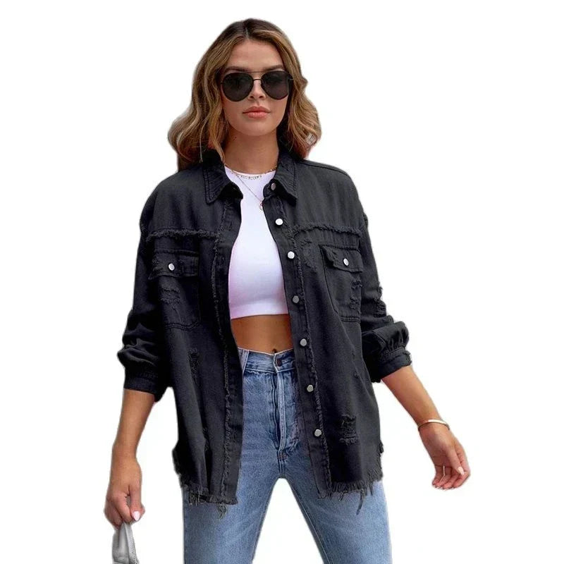 Casual Damen Jeansjacke