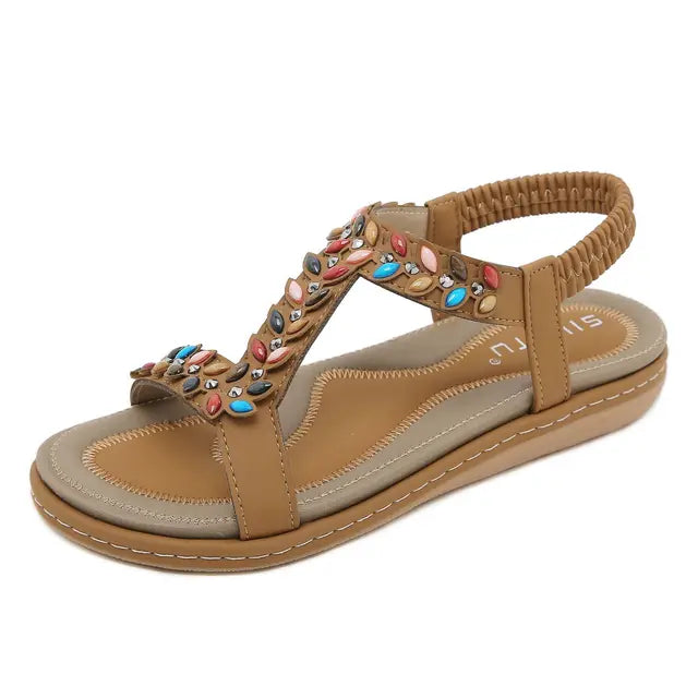 Wolff Sandalen - Luxus-Steine - Sommer