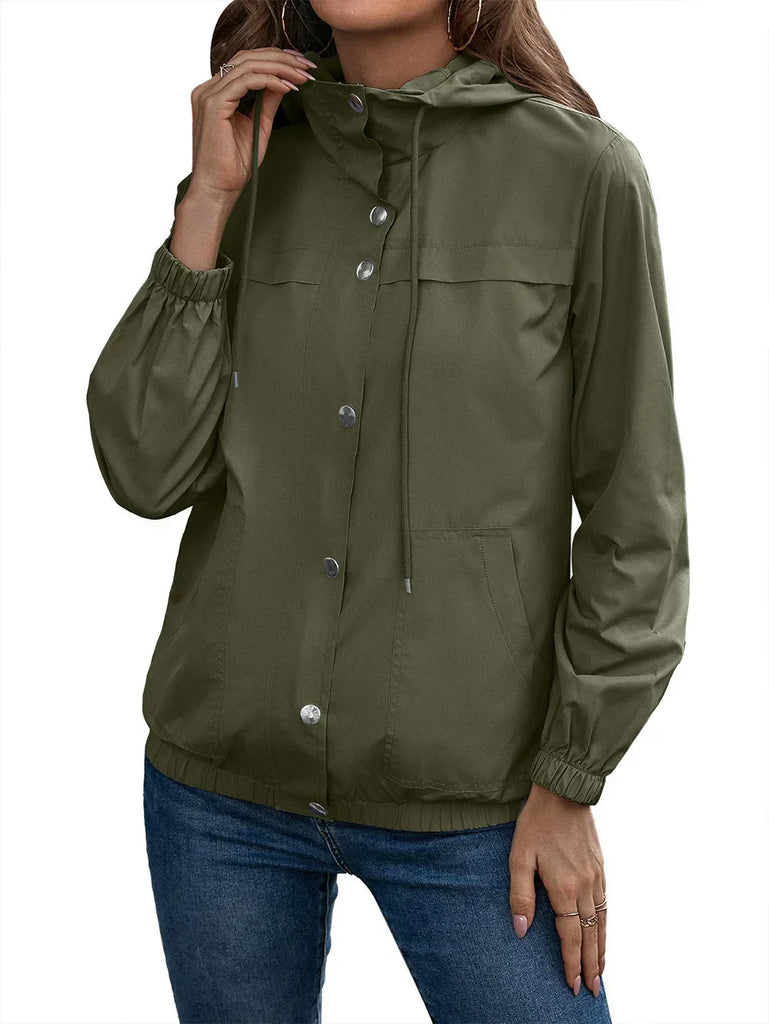 Active Outdoor Regenjacke mit Kapuze - Wasserdicht und winddicht