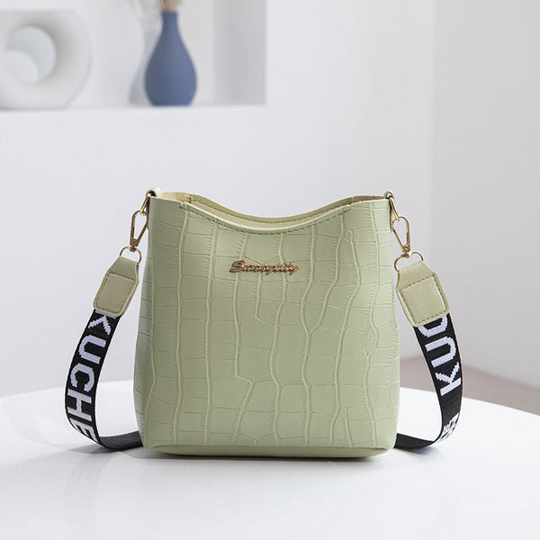 WOLFF Jaunty Umhängetasche | Damen Mini Crossbody Eimer Handtasche