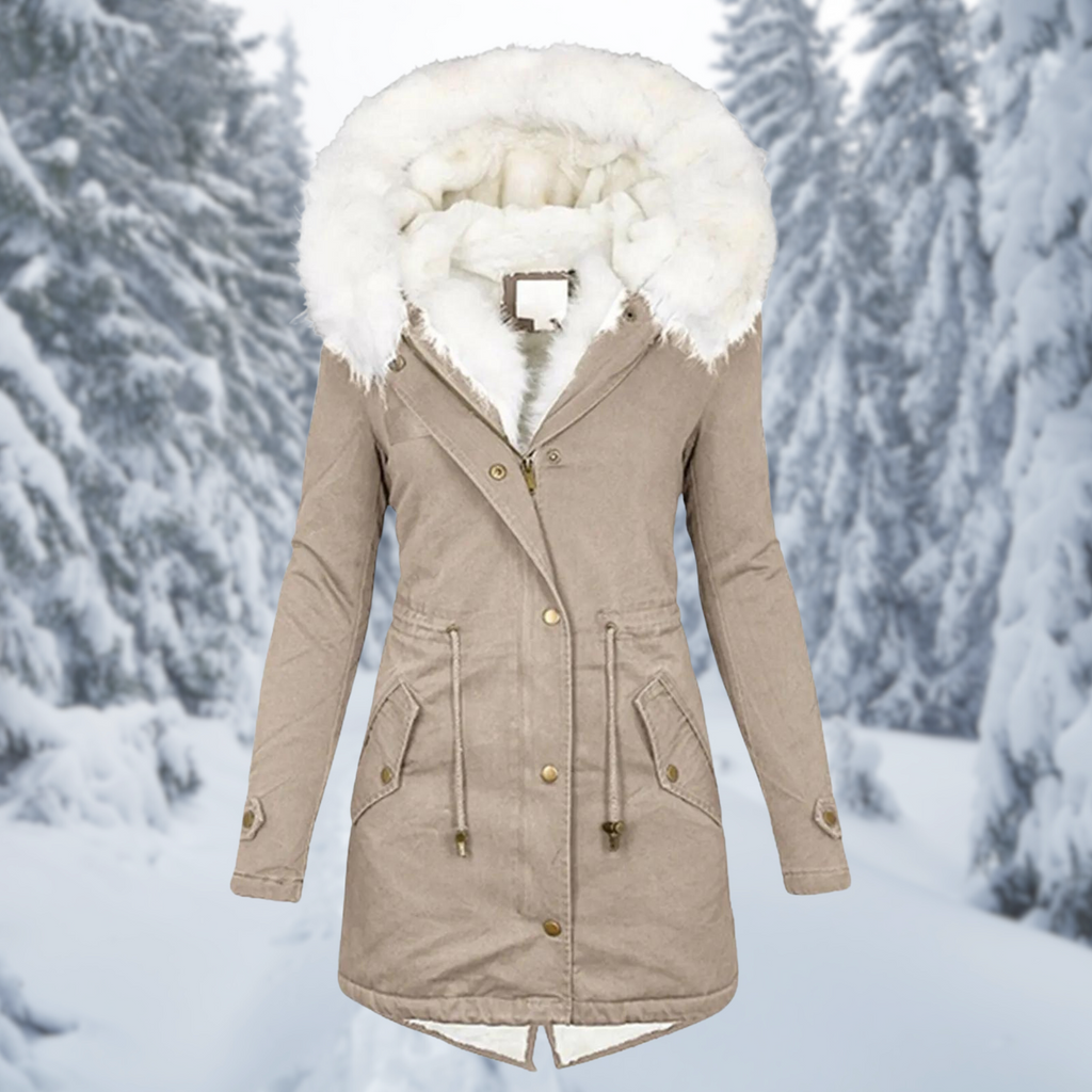 Winter Damen Warme Jacke Mittel-lang