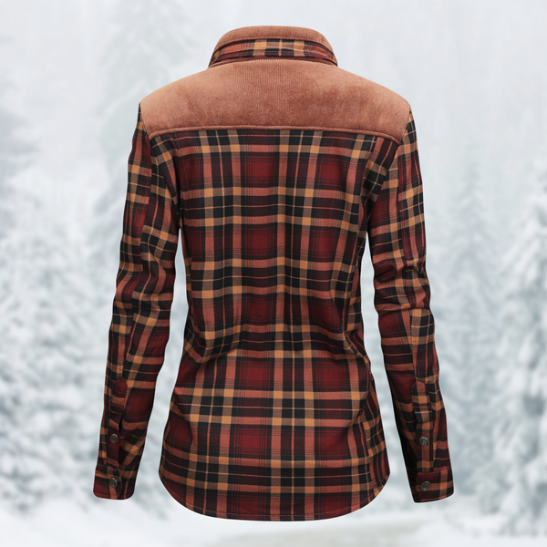 Flanell Wanderjacke für Damen