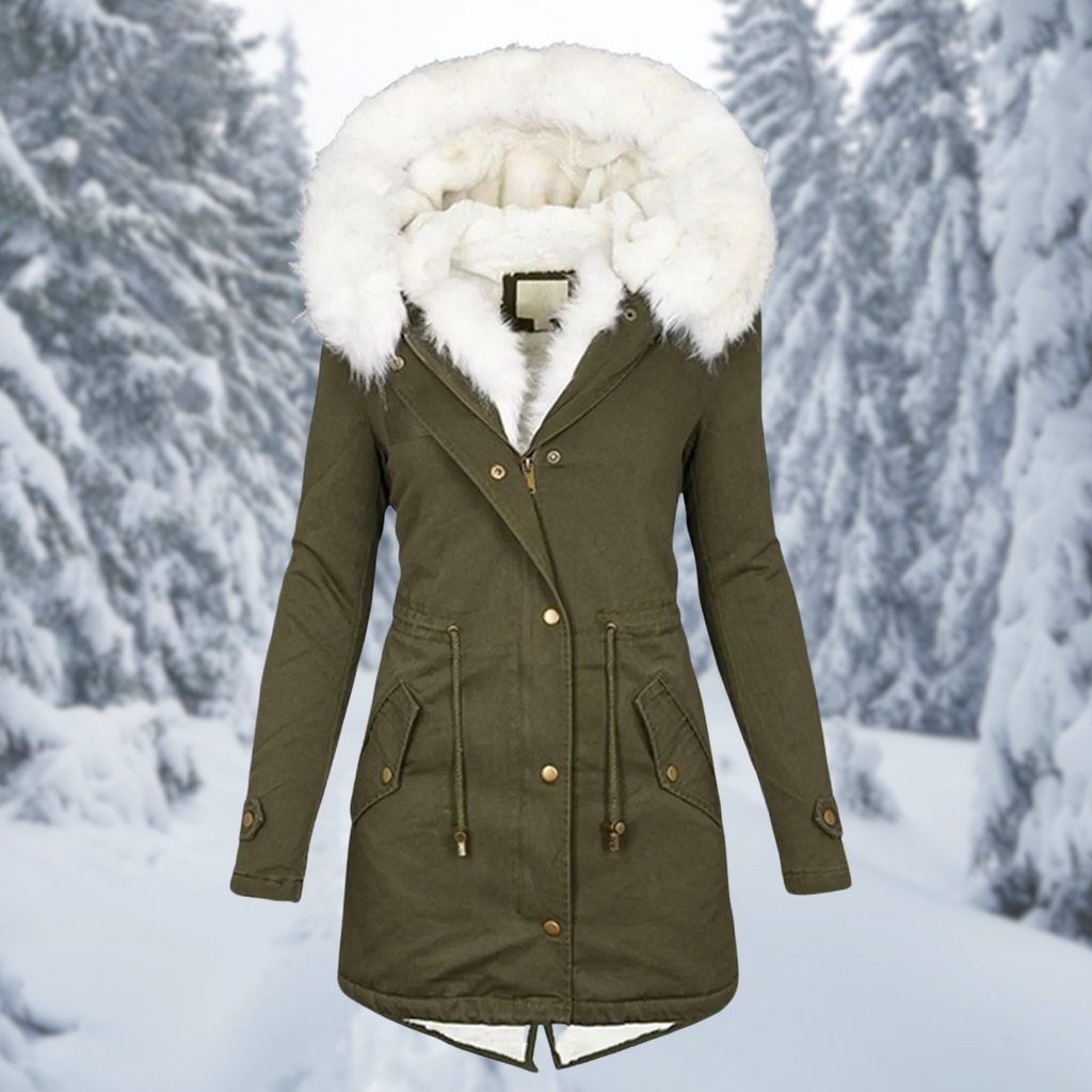 Winter Damen Warme Jacke Mittel-lang