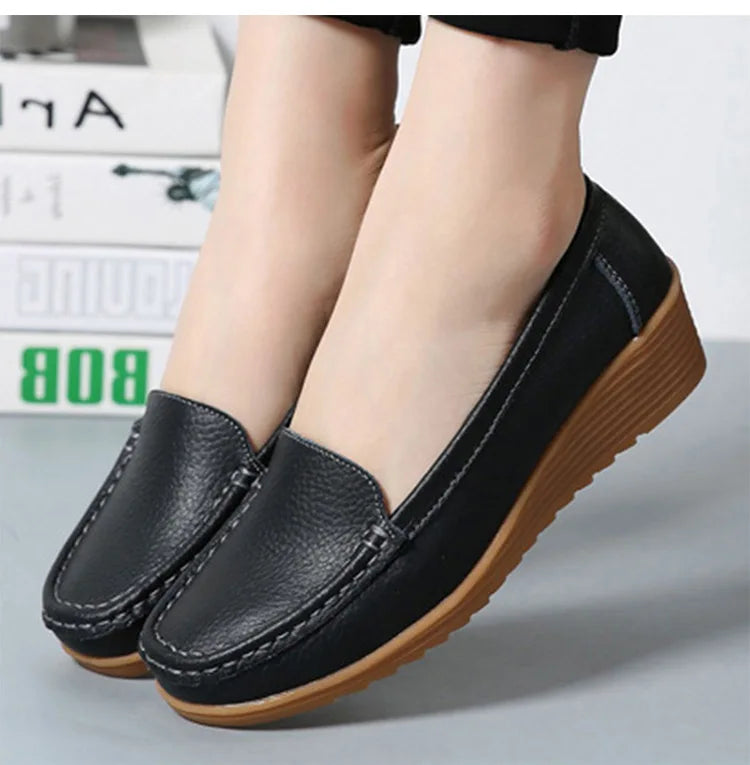 Gisela™ - Damen Leder Loafers