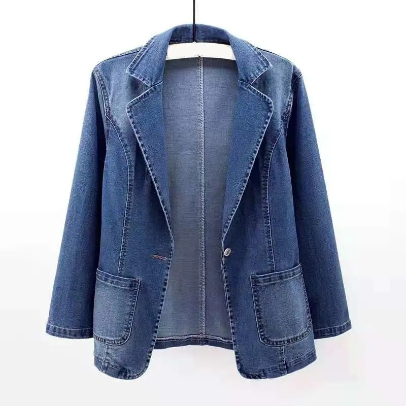 Zeitgenössischer Denim Blazer