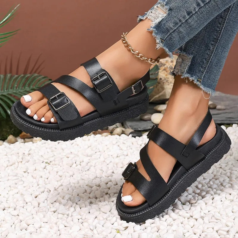 Amel | Vegane Leder-Sandalen - Bequem und modisch