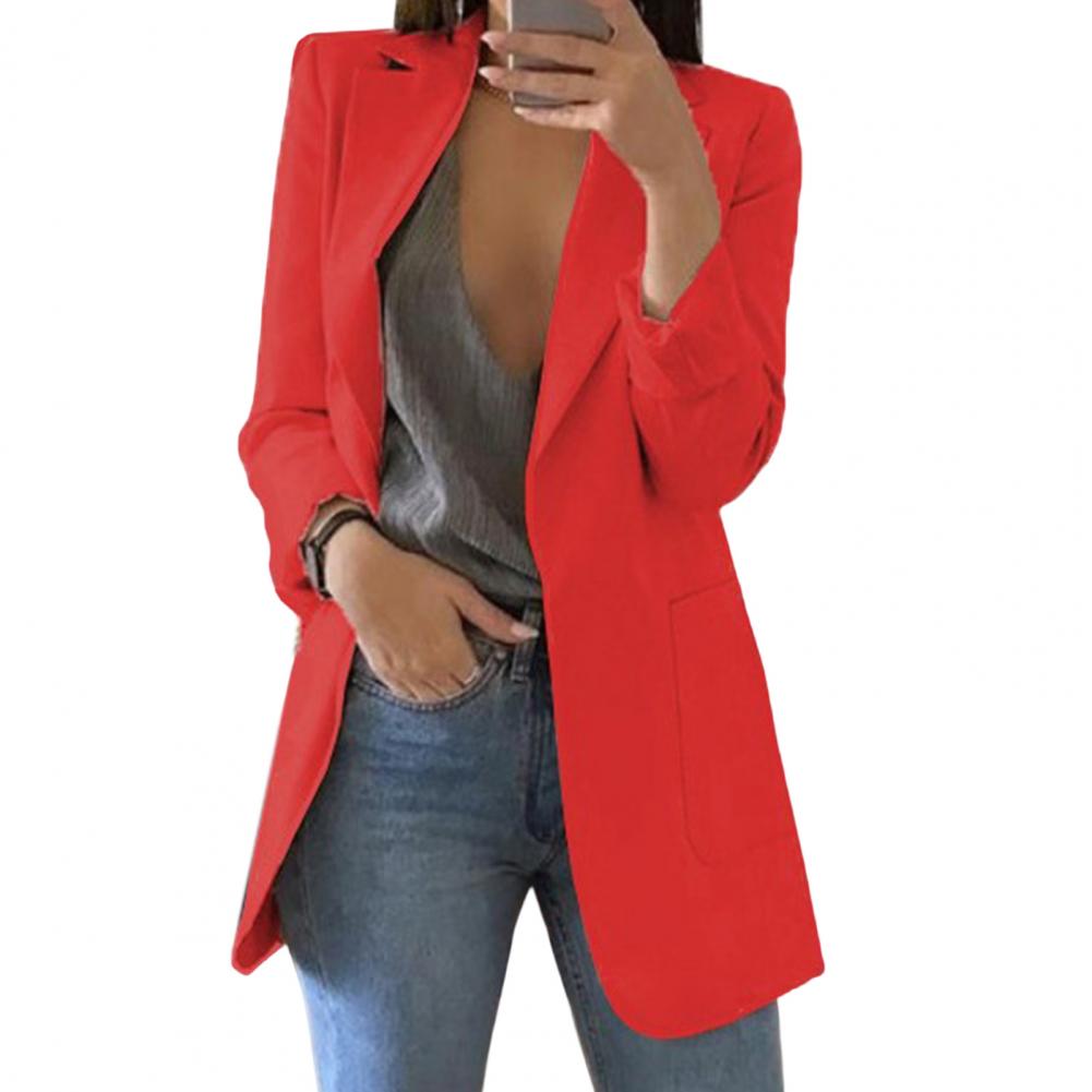 Blazer-Jacke mit großen Taschen