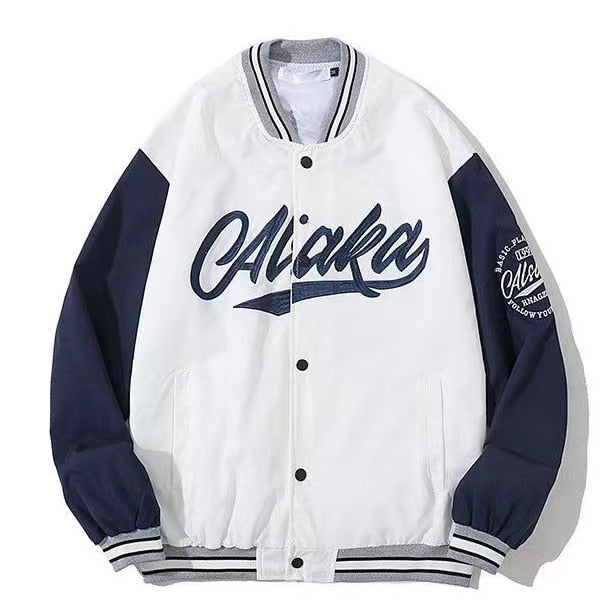 Baseball Jacke - Hip-Hop Trend: Lässiger, lockerer Top für Paare