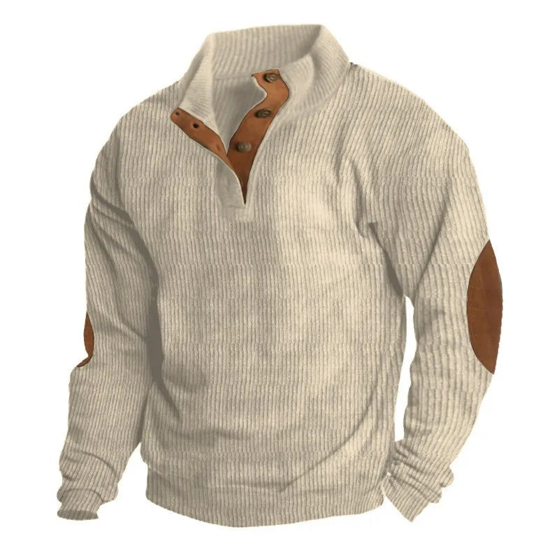 WOLFF - Patchwork Sweatshirt für Herren