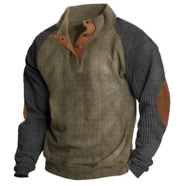 WOLFF - Patchwork Sweatshirt für Herren