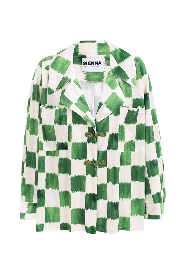 Wolff-Shirt - GRÜNE QUADRATE