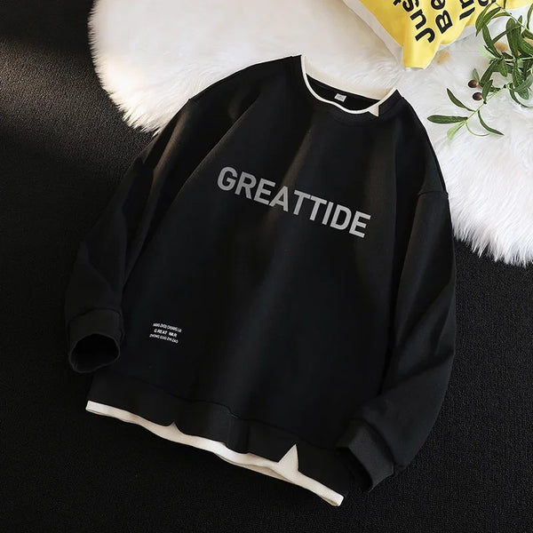 Wolff | Grafikdruck Lässiges Sweatshirt