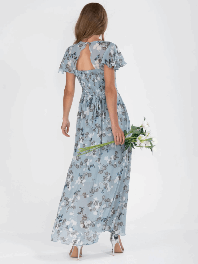 Kleid mit floralem Muster