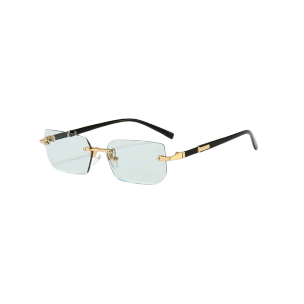 Wolff Sonnenbrille - Modern - Rechteckig Rahmenlos Retro