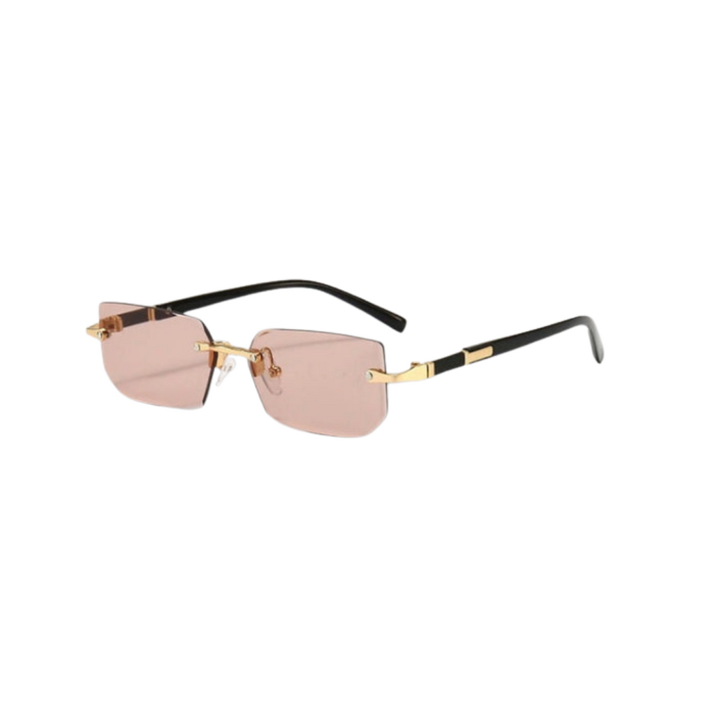 Wolff Sonnenbrille - Modern - Rechteckig Rahmenlos Retro