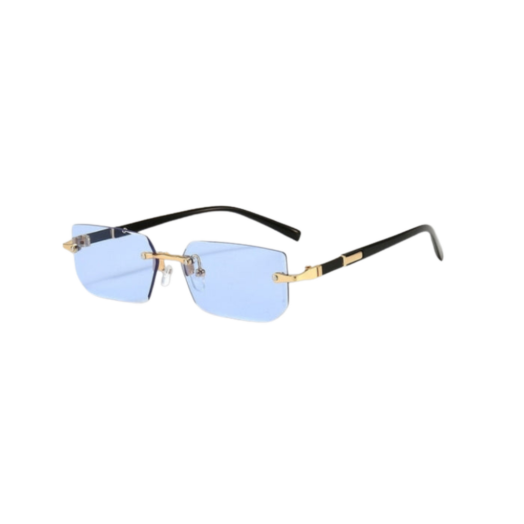 Wolff Sonnenbrille - Modern - Rechteckig Rahmenlos Retro