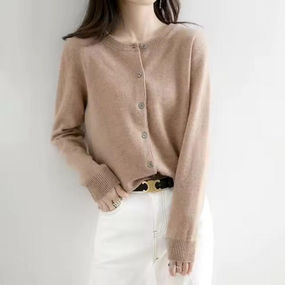 Casual sweater with cardigan