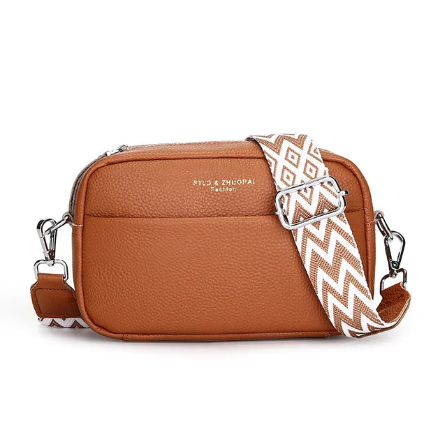 Leder Crossbody Handtasche