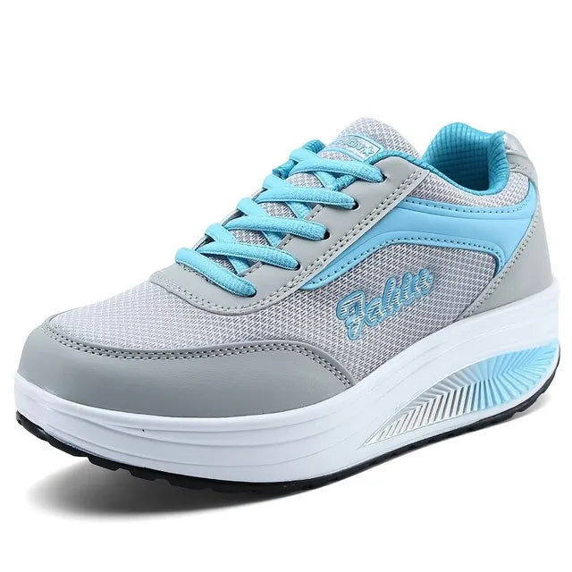 Damen Mesh Vulkanisierte Sneaker