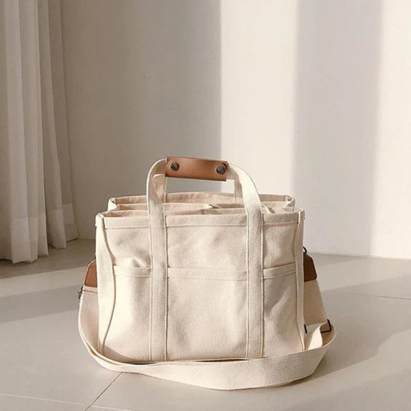 Klara™ - Canvas-Tasche mit Mehrfachfächern