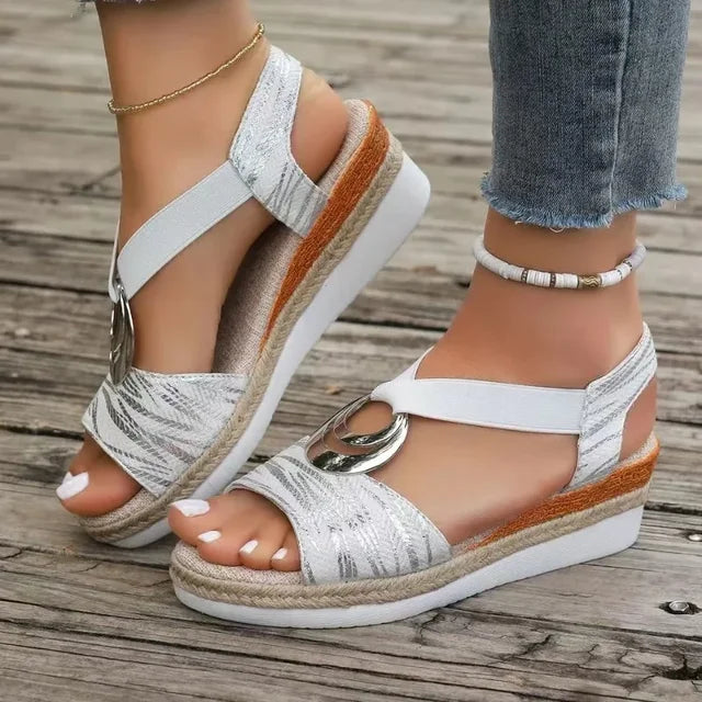 Veronica™ - Keilabsatz Sandalen