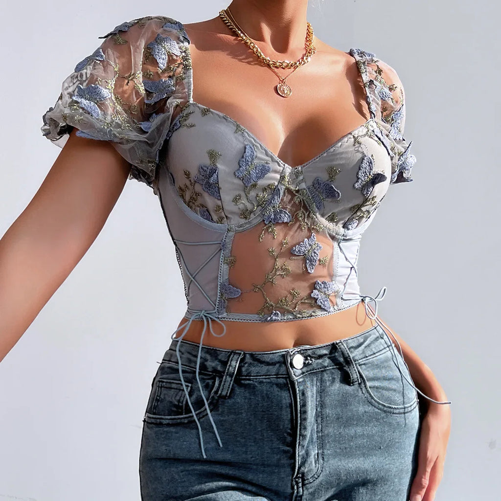 Stilvolles One-Shoulder Crop Top