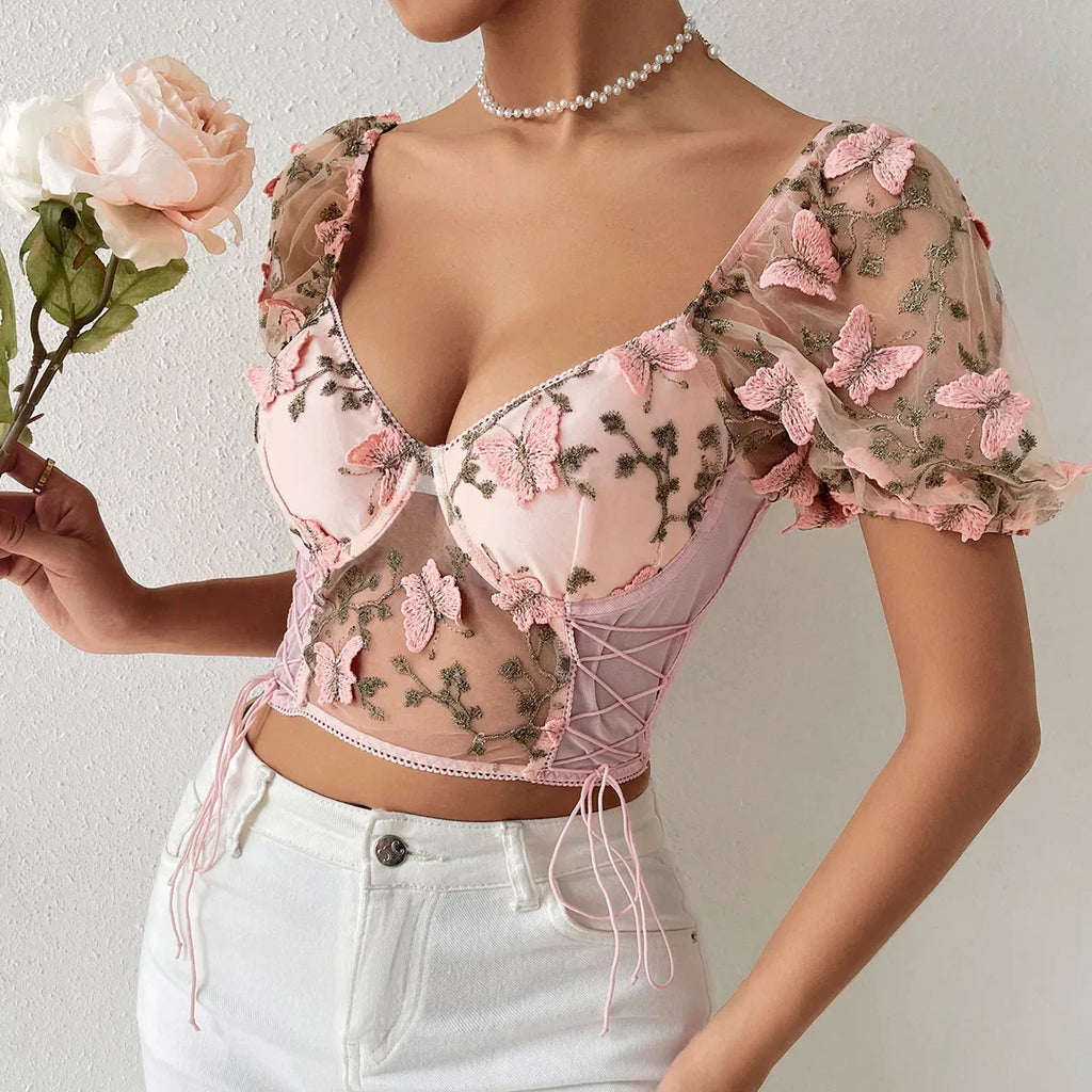 Stilvolles One-Shoulder Crop Top