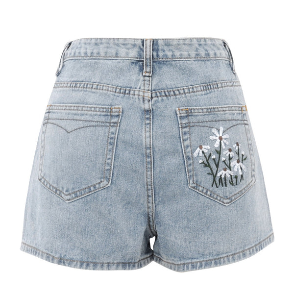 WOLFF | Relaxed Women's Hohe Taille Mode Denim Shorts