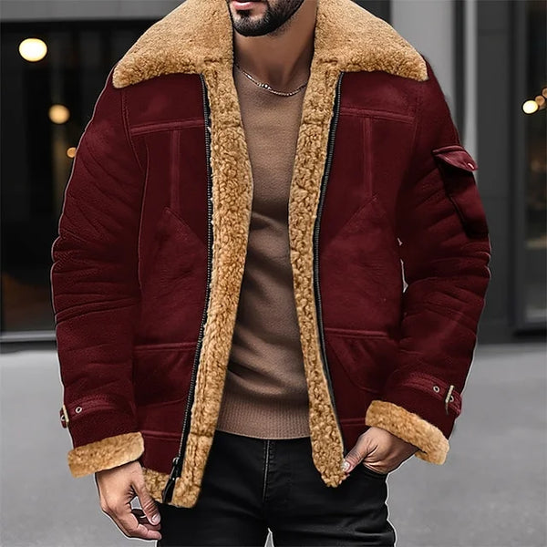 WOLFF - Herren Sherpa Jacke