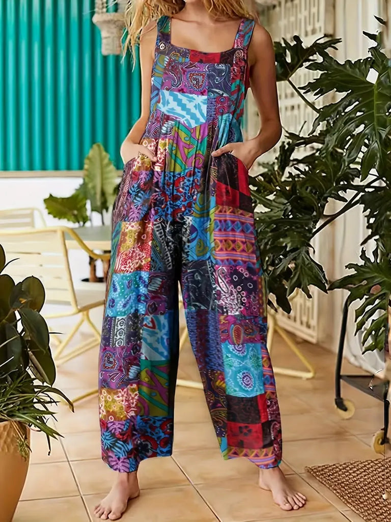 WOLFF - Vintage Print Jumpsuit