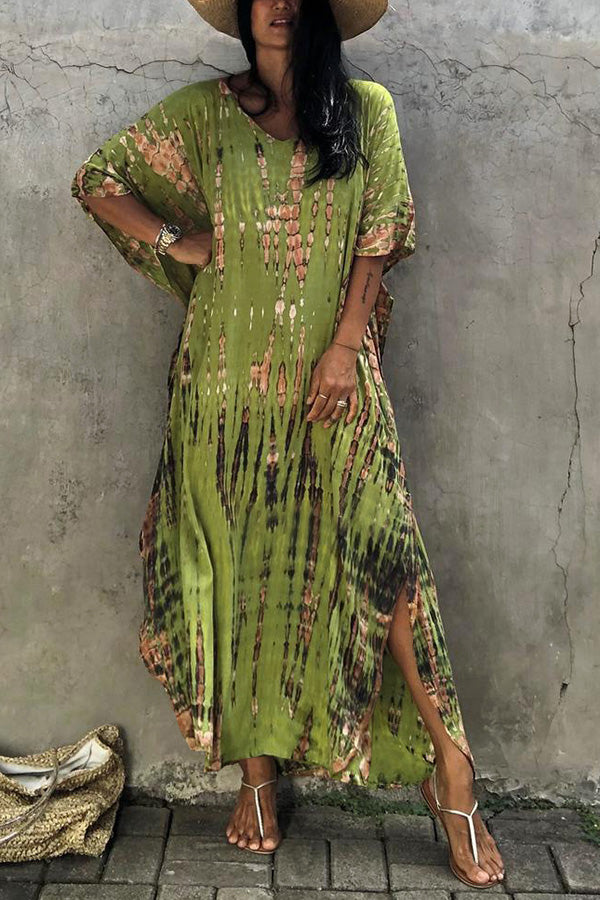 WOLFF Freely – Lockeres Überwurfkleid im Batik-Boho-Stil