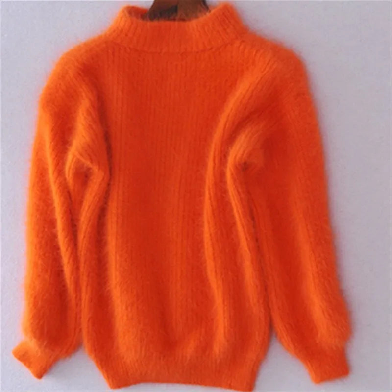 Vintage-Rollkragenpullover