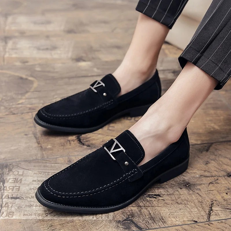 Eleganter Veloursleder-Loafer