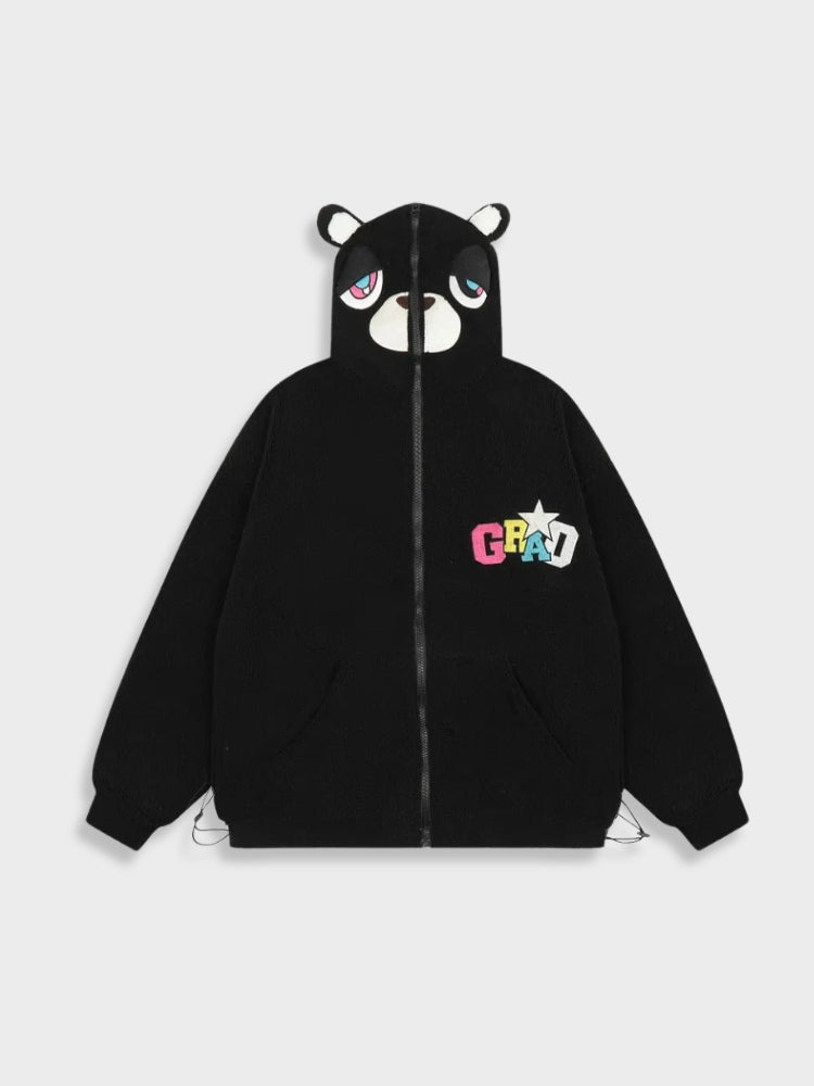 Wolff Full Zipper Bear Fleece