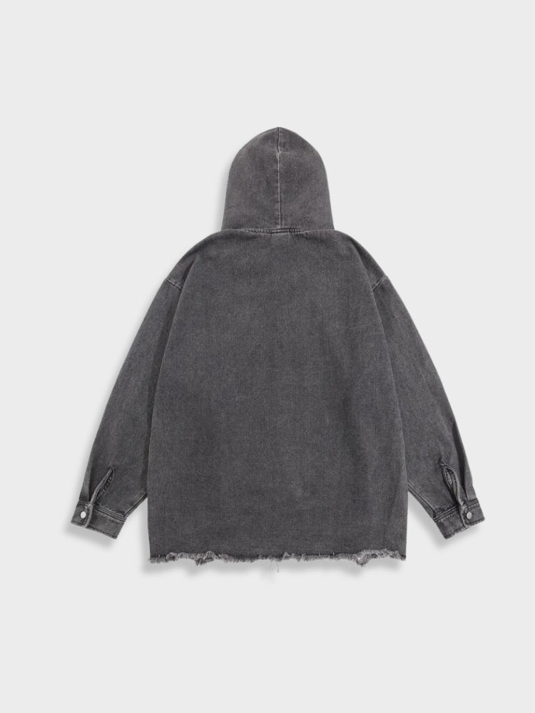 Wolff Broken Denim Hoodie