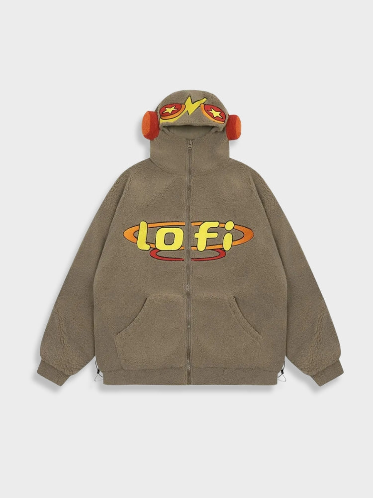 Wolff Bear Full Zipper Fleece