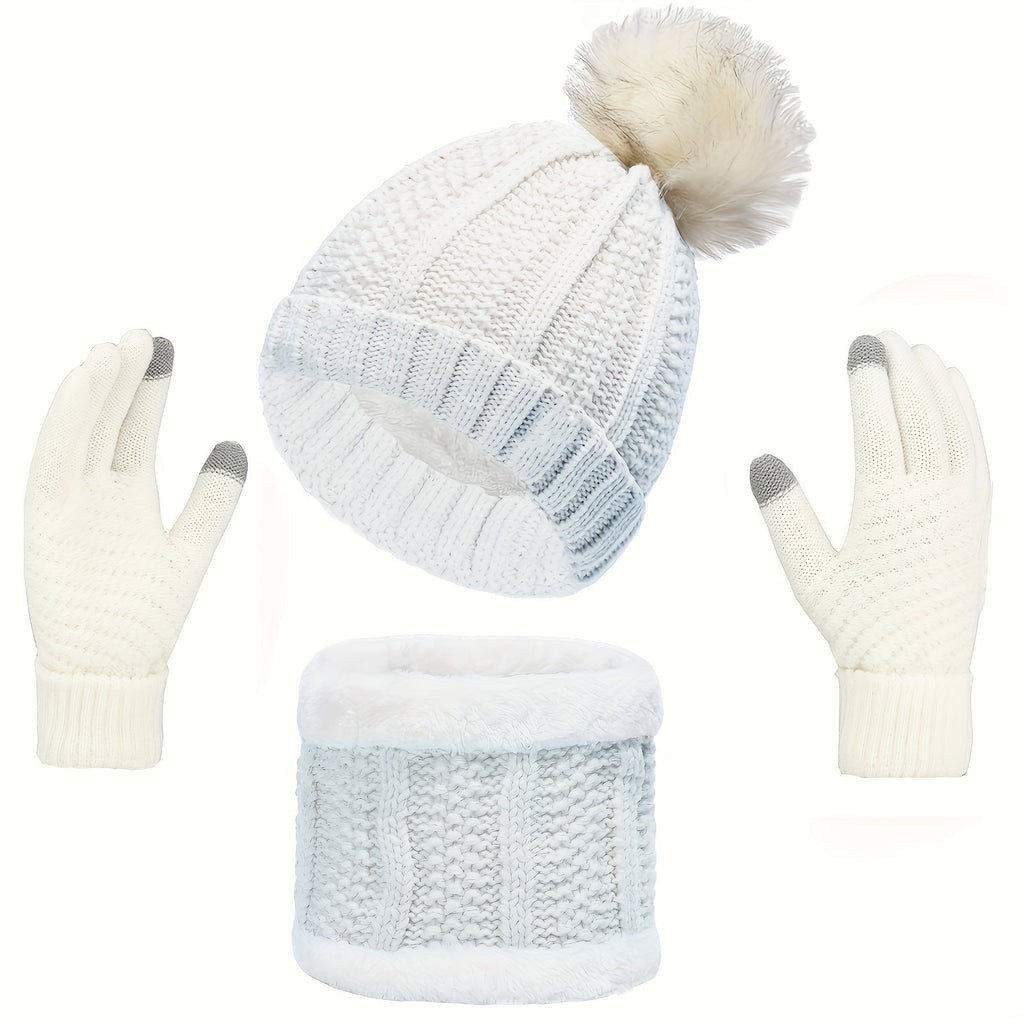 WOLFF | Casual Winter Warm 3-teiliges Set für Frauen