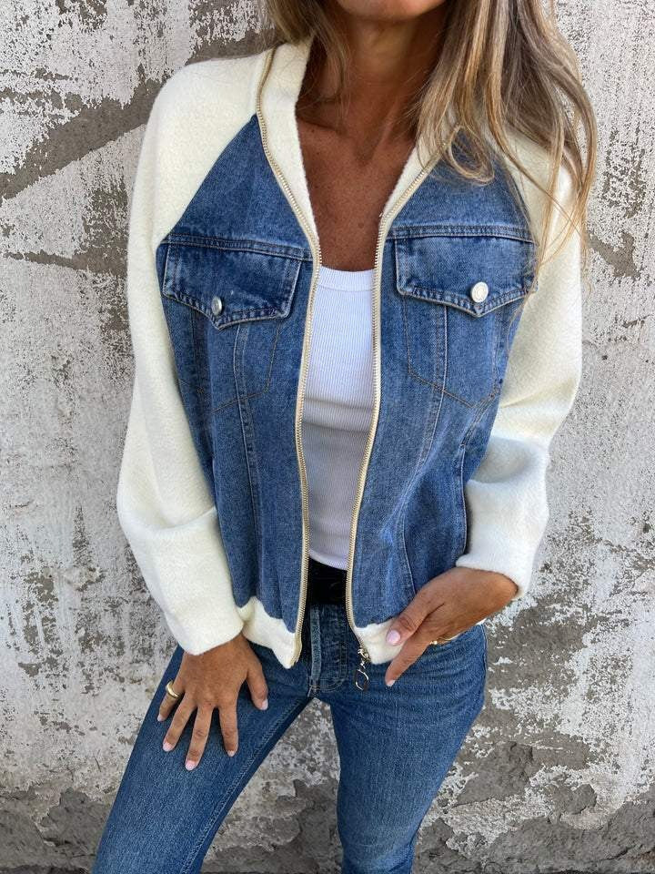 Moderne Denimjacke