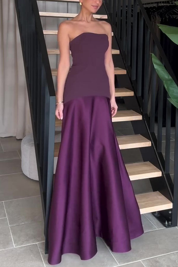 Maxikleid aus Satin