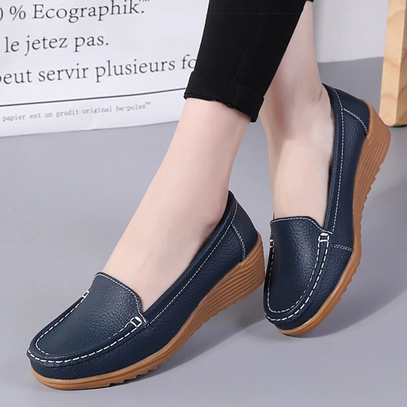 Wolff - Lässige Wedge Loafers